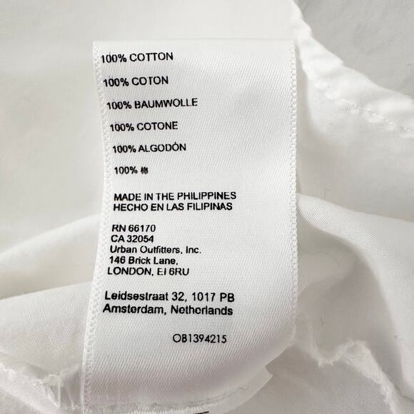 Anthropologie Maeve‎ Corset Seamed Button Down | White | SZ XSP - Picture 14 of 14